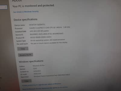Core I3 3rd Gen + 4GB Ram