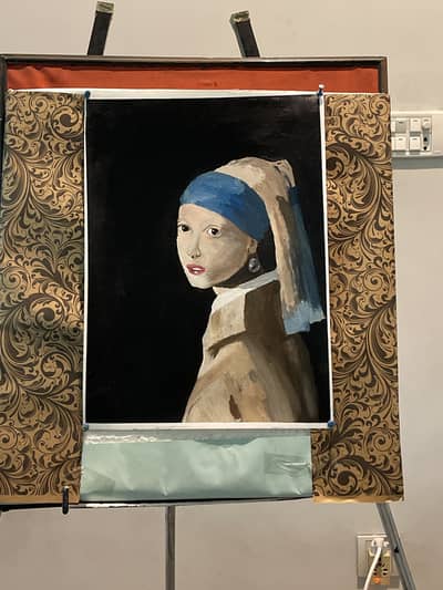 Girl with a Pearl Earring (without Frame)
