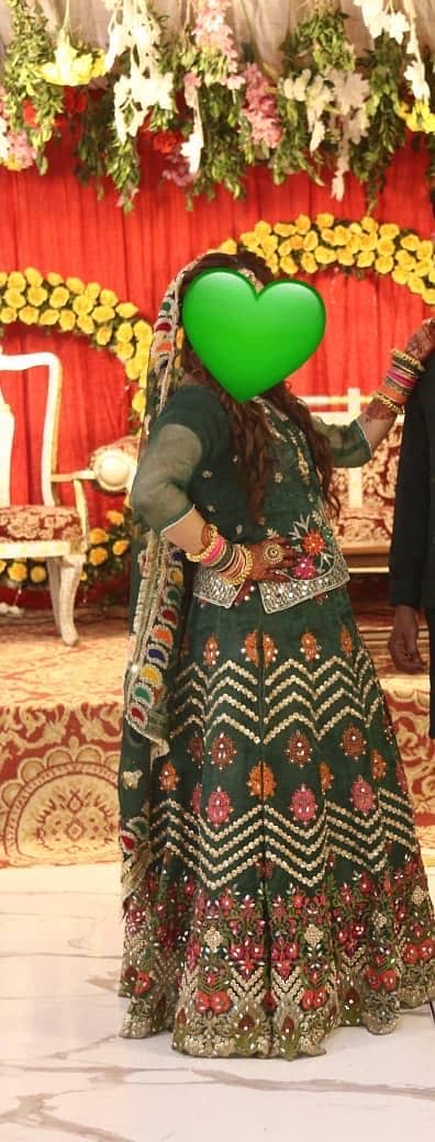 Mehndi lehnga/ Wedding Dress/ Just one time used.