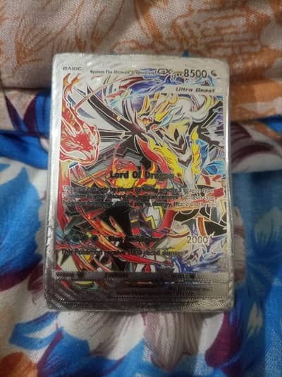 POKEMON CARD SILVER AND SIMPLE