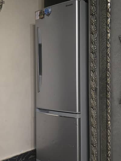 silver refrigerator