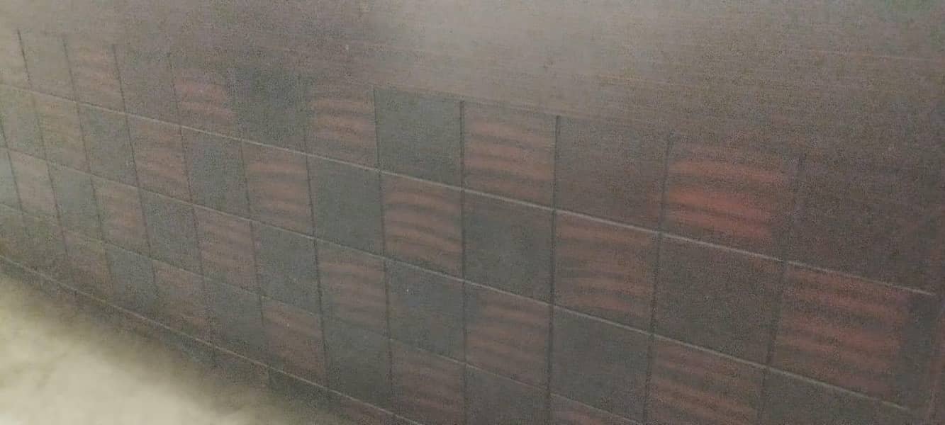 Brown double bed 1