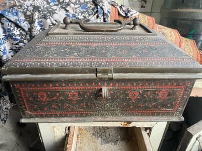 100+ Years Old Antique Pure Brass Box (Solid Heavy Collectible)