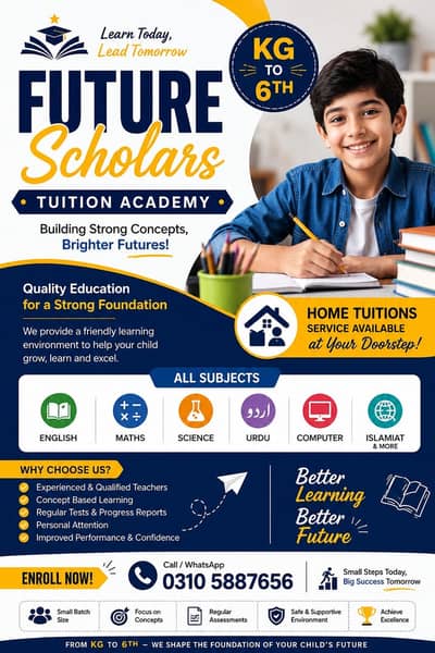 Home Tuition Available for All Classes | Experienced Female Tutor
