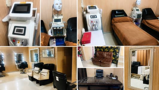 Saloon for sale | Beauty Saloon complate setup for sale