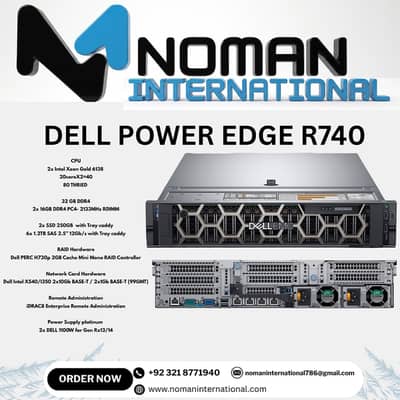 DELL POWER EDGE R740  CPU 2x Intel Xeon Gold 6138  | Server