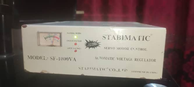 Stabimatic Servo Stabilizer 1000w