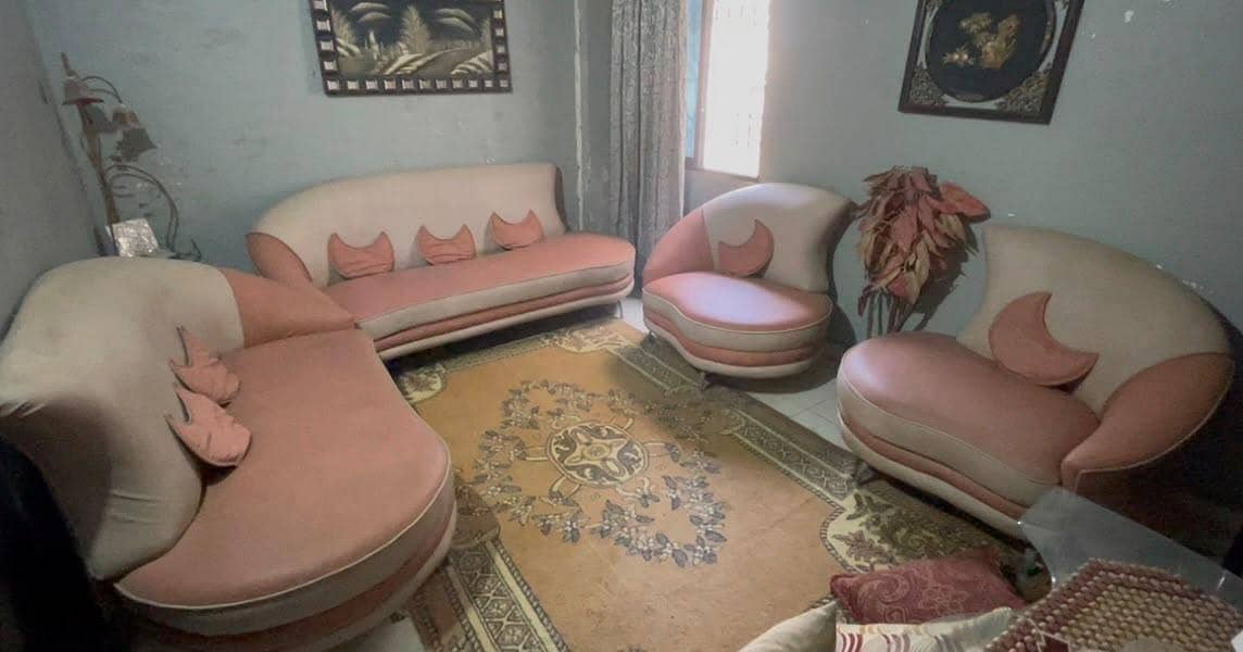 exchange L shape sofa set 0