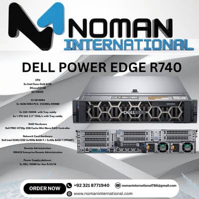 DELL POWER EDGE R740  CPU 2x Intel Xeon Gold 6138  | Server