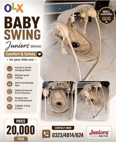 Juniors Brand Baby Swing for Sale