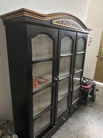 Wooden showcase for sale