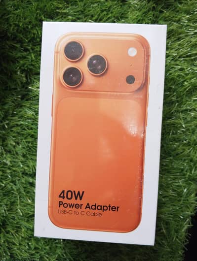 40W Power Adapter+USB-C to C Cable