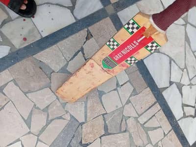 HARD CRICKET BAT WITH NICE GRANIS