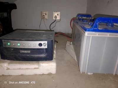 Luminous Eco Watt Neo 900VA UPS with Battery