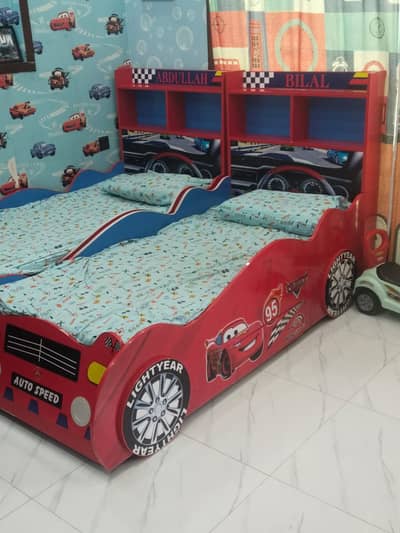 Two baby Beds & study table & 2 chairs