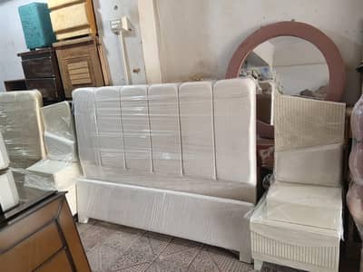 King Size Bed with 2 Side Tables.