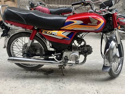 Honda Cd 70 2025 model 10by9.5 Bio on the spot