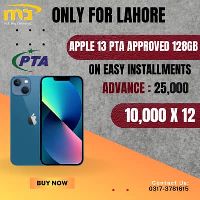 Apple iPhone 13 Pta Approved 128GB On Installment