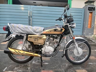 Honda CG 125s Gold Special Edition Model 2025 Km 6950