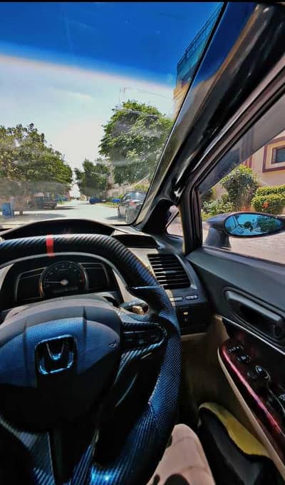 honda civic reborn carbon fiber sports side mirrors