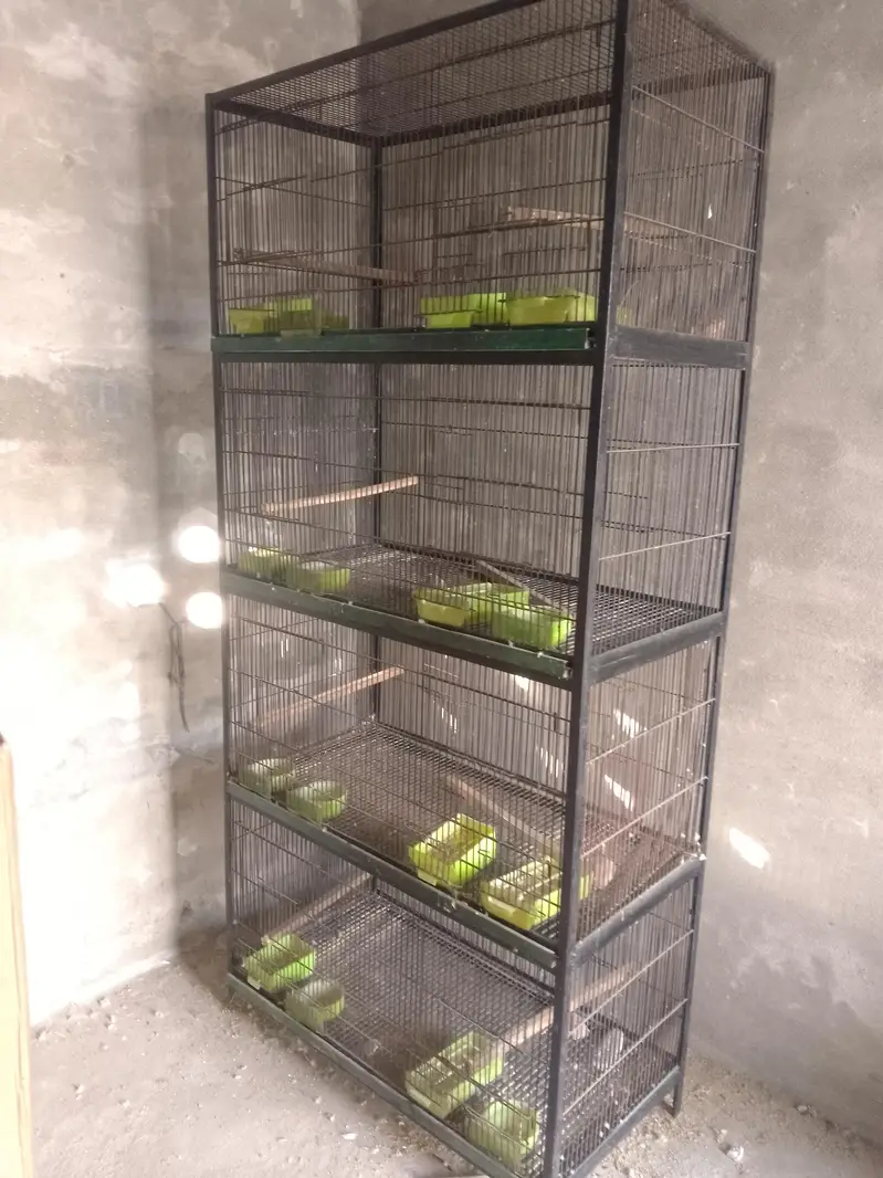 3by 1,5 ka angale cage ha 4khana Wala partition be ha 8khana ho jata h — photo 2