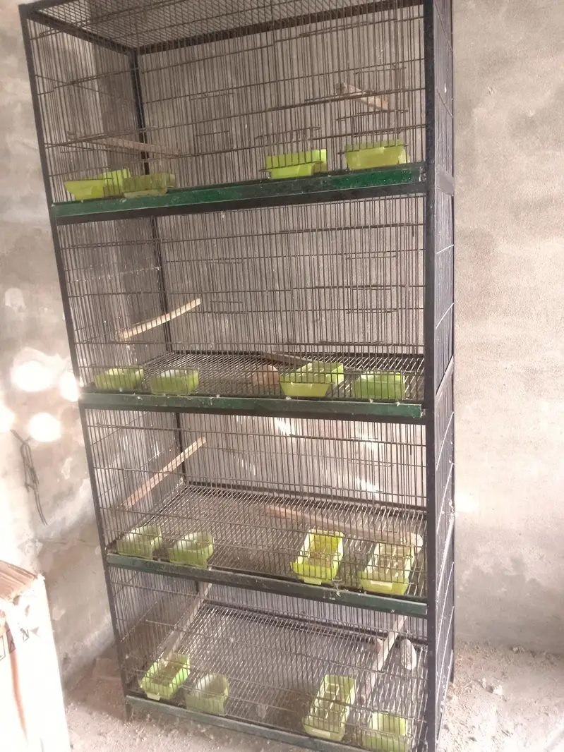 3by 1,5 ka angale cage ha 4khana Wala partition be ha 8khana ho jata h — photo 3