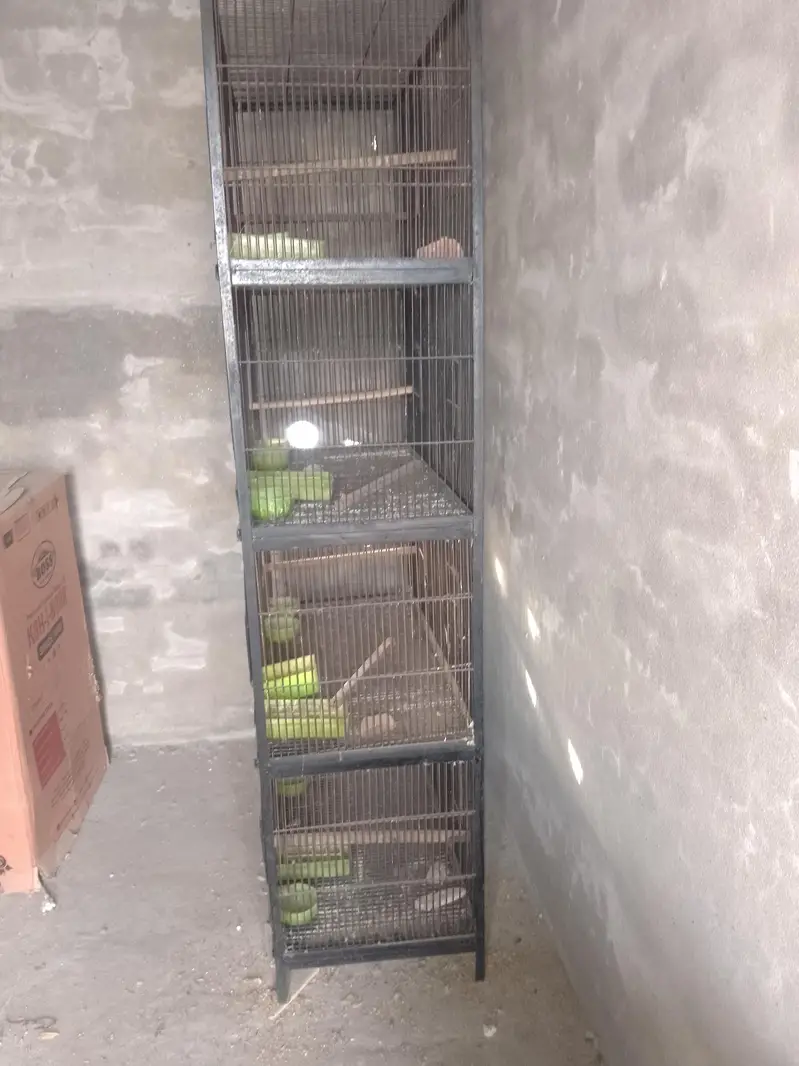 3by 1,5 ka angale cage ha 4khana Wala partition be ha 8khana ho jata h — photo 4