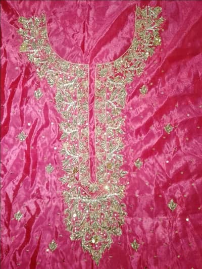 NEW UNSTITCHED PARTY WEAR SHIRT | HAND WORK EMBROIDERY | PREMIUM SILK