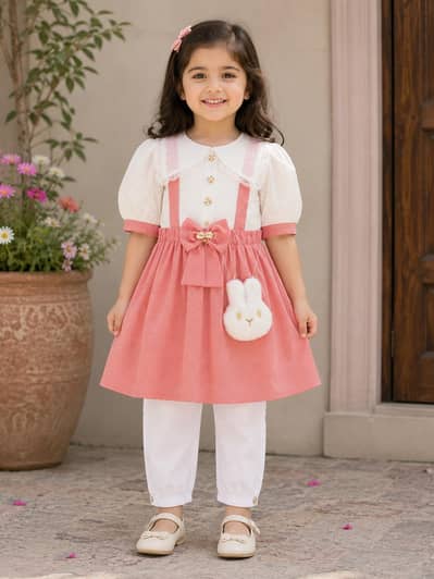 KID COTTON PARTYWEAR SUIT