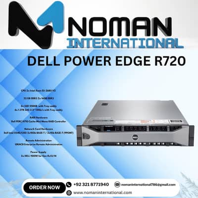 DELL POWER EDGE R720  CPU 2x Intel Xeon E5-2680 V2    | server