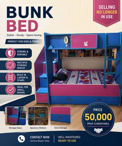 Bunker Bed & Double Bed for Sale | Premium Wooden Beds | Furniture