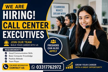 Call Center Jobs – Freshers & Experienced Can Apply