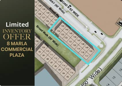 8 Marla Commercial Building for Sale in One Central DHA Lahore