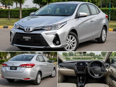 Toyota yaris for air port pick up and drop service