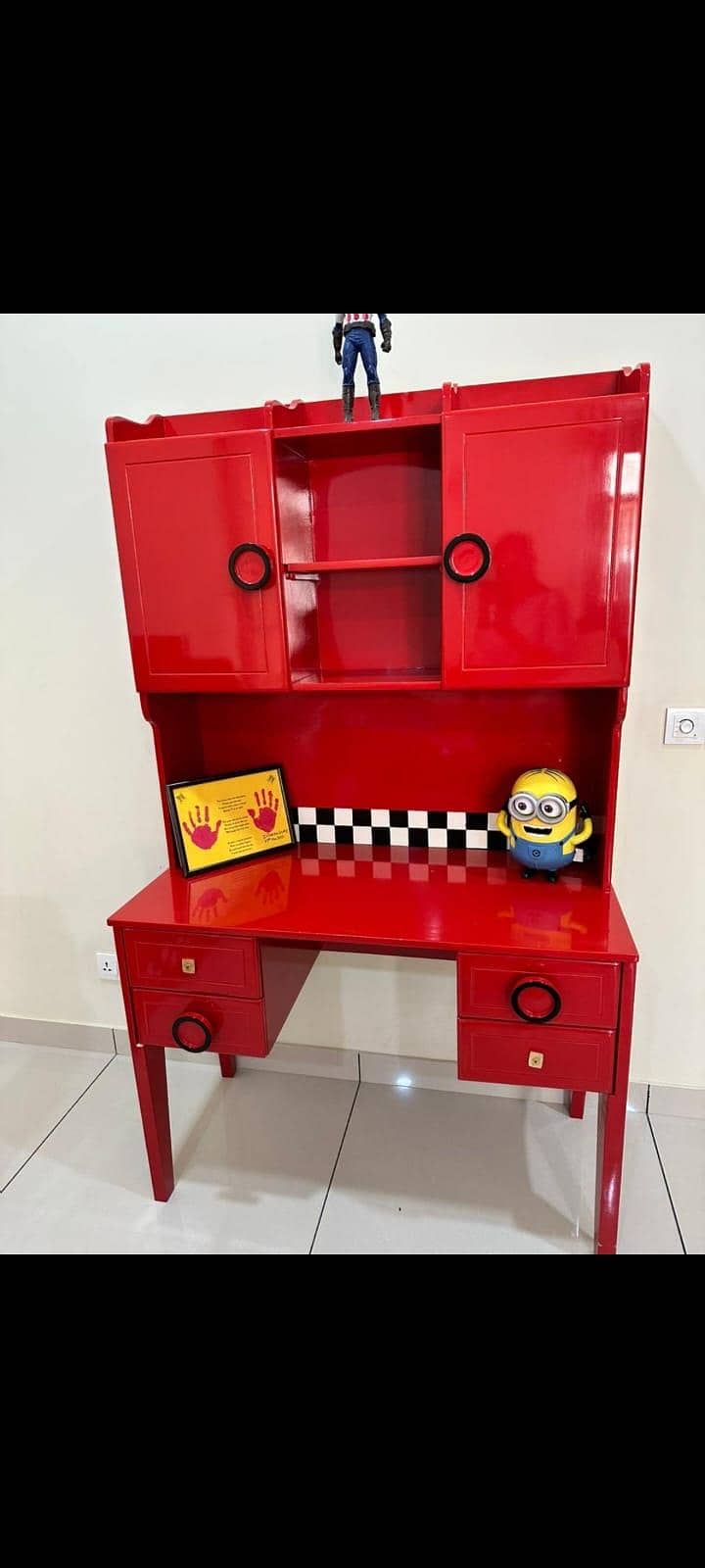 single bed for kids with study table 2