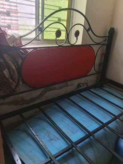 Iron double bed