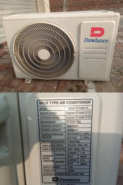 Dawalance 1.5ton inverter ac