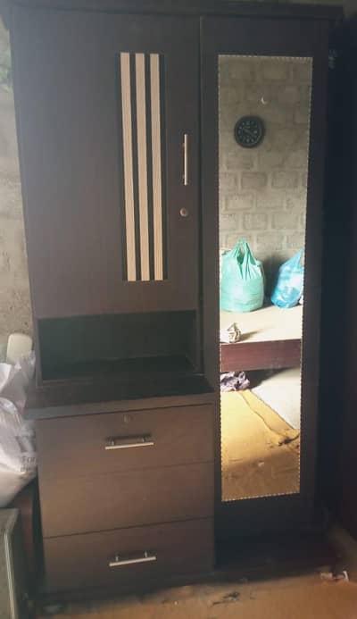 Drawer and dresser , mirror sliding door wardrobe