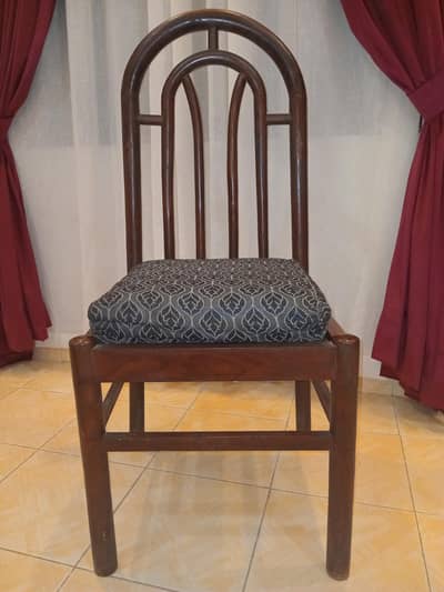 6 dining table chairs with set of 2 covers