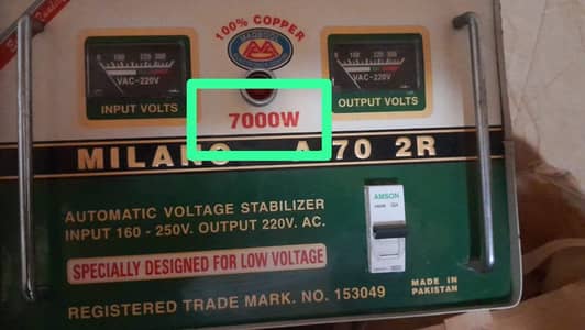 stablizer 7000 watts