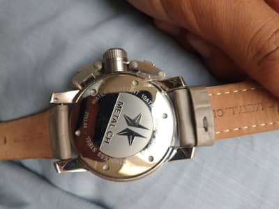 METAL. CH Swiss Made Chronograph 2133.44 – Like New