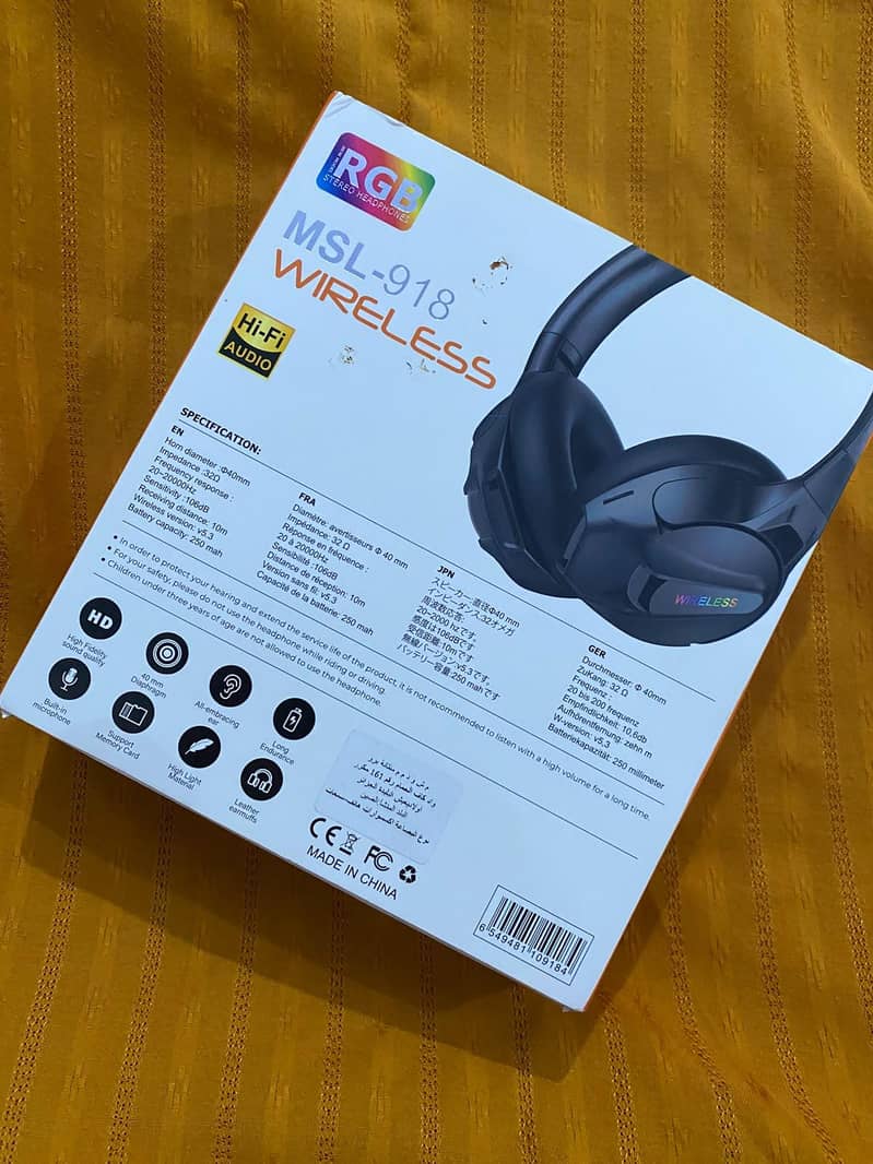 WIRELESS MSL-918 Headphone  1