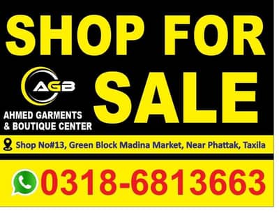 shop for sale boutique
