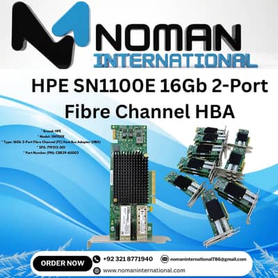 HPE SN1100E 16Gb 2-Port Fibre Channel HBA
