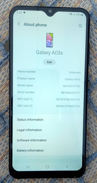 Samsung Mobile A03