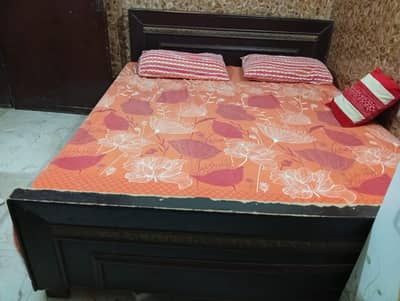 wooden Bed with Foam for sale
