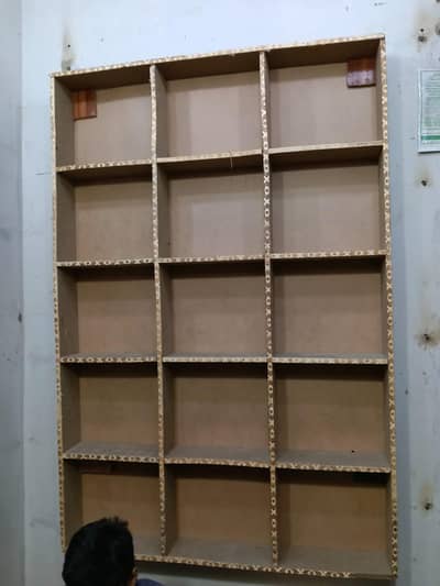 3 Wooden Shop Storage Racks – Heavy Duty – Good Condition