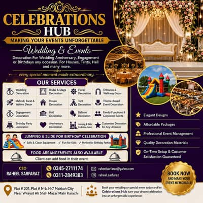 Wedding & Event Decoration Services in Karachi