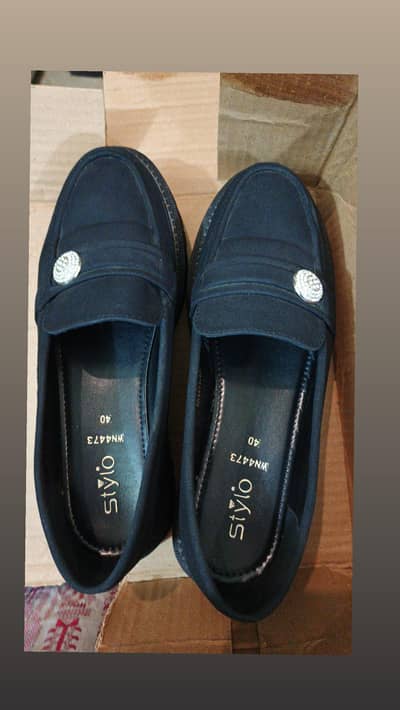 Stylo stylish Mocassians Black 40