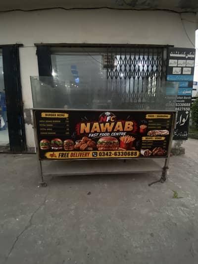 Counter and hot pan